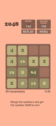Your 2048 screenshot 4