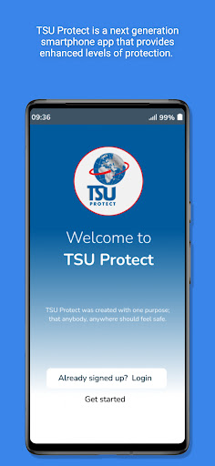 Android application TSU Protect screenshort