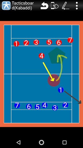 Tacticsboard(Kabaddi) byNSDev Screen 2
