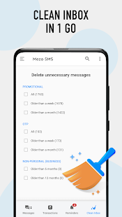 Mezo: Smart SMS, Spam Blocker Tangkapan layar