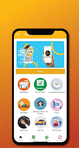 Android application Lolo Cab Partner screenshort