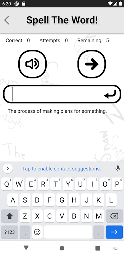 Spell The Word Screen 3