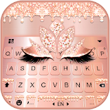 Rose Gold Drop Princess Keyboard Theme icon