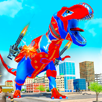 Flying Dino Transform  Dinosaur Robot Games