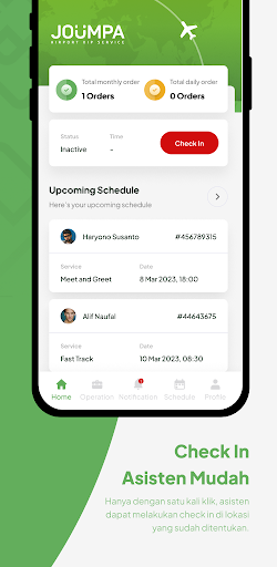 Joumpa Assistant Screen 2