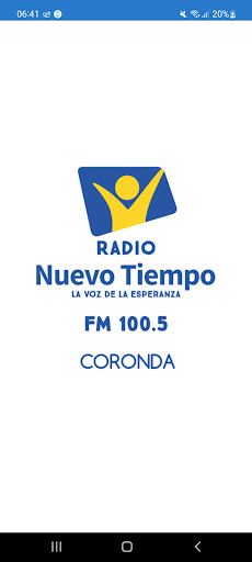 Android application Radio Nuevo Tiempo Coronda screenshort
