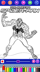 spider super heroes coloring game of woman 14.0 screenshots 6