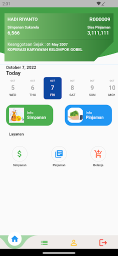 Symplus Koperasi Screen 2