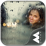 Rainy Glass Photo Frames icon