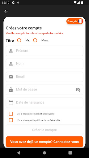 Android application InterShopStore screenshort