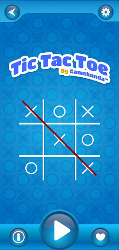 Android application Tic-Tac-Toe screenshort