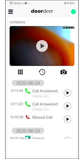 Android application Doordeer screenshort