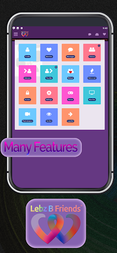 Android application LebzbFriends - Lesbian Chat screenshort