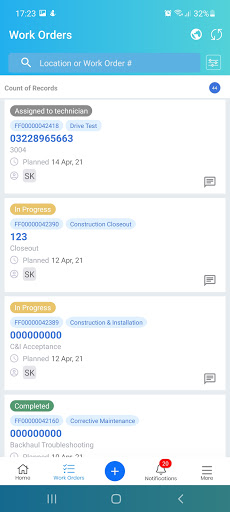 GetFieldforce Screen 2