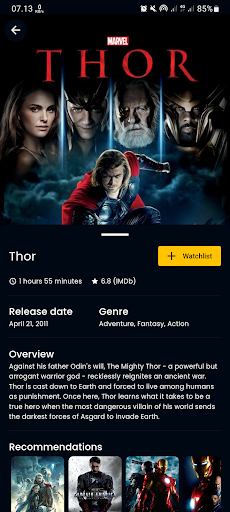Mivie: Movie & TV Series Screen 3