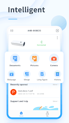 Android application NilInkPrinter screenshort