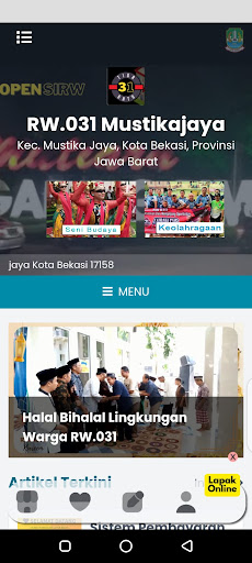 Layanan Mandiri RW.031 Screen 2