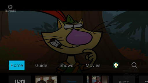 Screenshot of Elevate TV