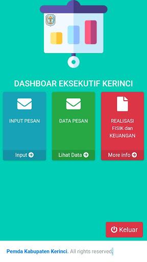 Dashboard Eksekutif Kerinci Screen 2