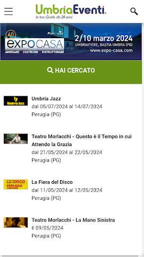 Umbria Eventi Screen 3