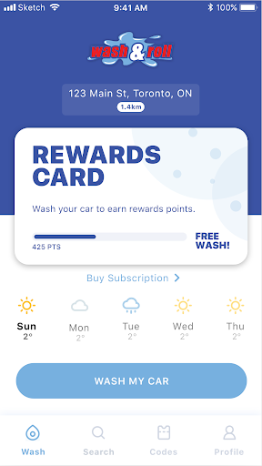 Android application Wash & Roll screenshort