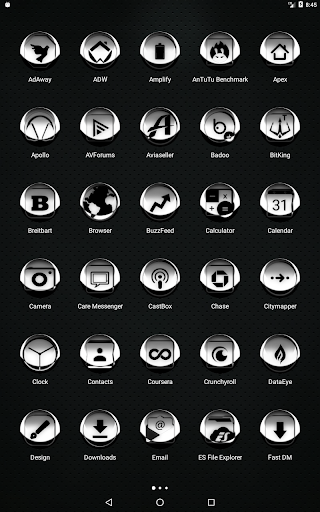 White Icon Pack Style 3 Screenshot