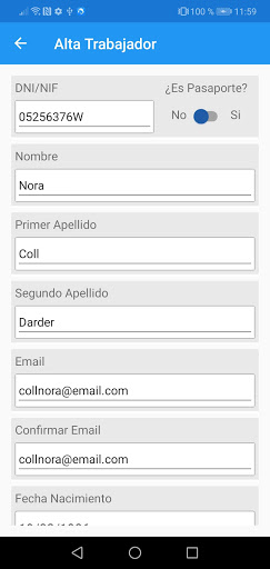 Android application PrevenPlan screenshort