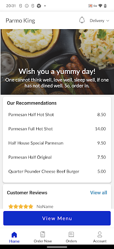 Parmo king Screen 2