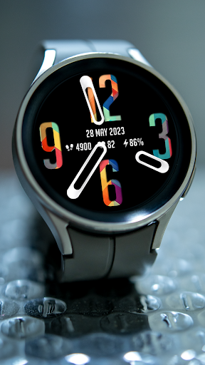 MJ079 Analog Watch Face Screen 2