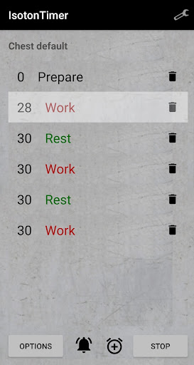 Timer Isoton (tabata) Screen 3