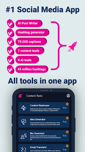 Hashtags AI: Follower Booster - Social - apps