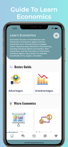 Screenshot of Learn Economics Tutorial Guide