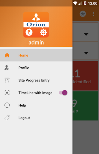Orion iProject Management Screen 2