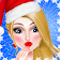 Christmas Girl's Makeup Salon Game for free icon