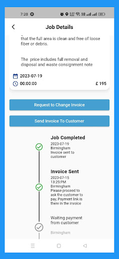 Android application Subbie Job screenshort