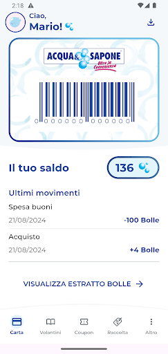 Carta Club Acqua & Sapone Screenshot 3 - AppWisp.com