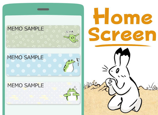 Android application Sticky Note Da Chojugiga memo screenshort
