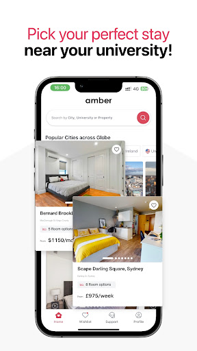 amber: find student apartments Screen 3