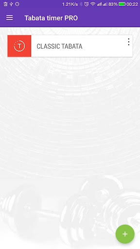 Tabata timer with music Screenshot 1 - AppWisp.com