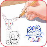 learn how to draw chibi poke icon