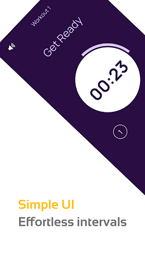 Android application Simple Interval Timer screenshort