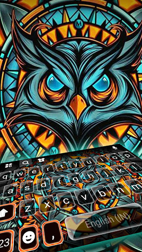 Android application Owl Totem Keyboard Background screenshort
