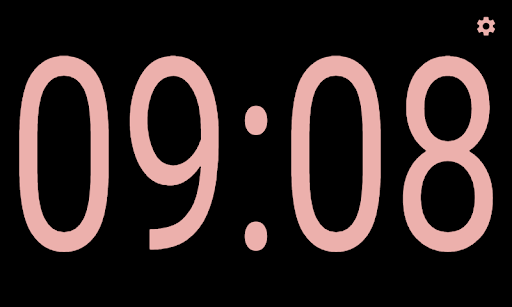 Android application Time Displayer screenshort