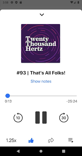 Podhero Podcast Player Screen 3