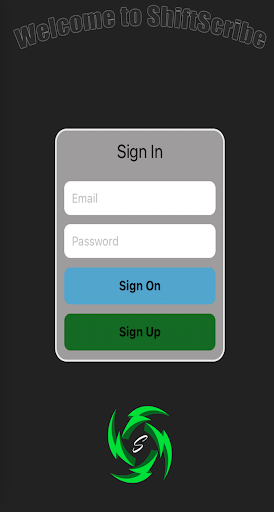 Android application ShiftScribe screenshort