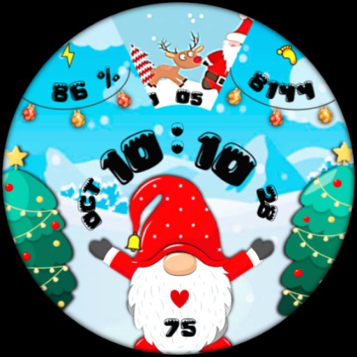 Christmas Santa Clause logo