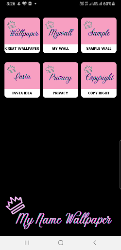 Android application Name Art Wallpaper Maker screenshort