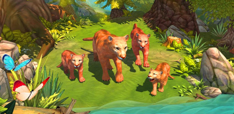 Mountain Lion Family Sim : Animal Simulator