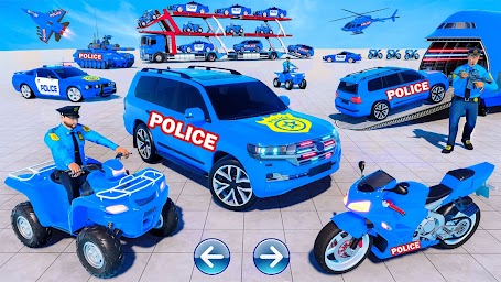 US Police Car Transport Games