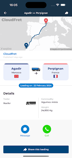 CloudFret Screen 2